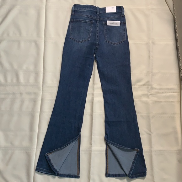 Klique B Denim Junior Flare Split Bottom Jeans - Picture 4 of 6